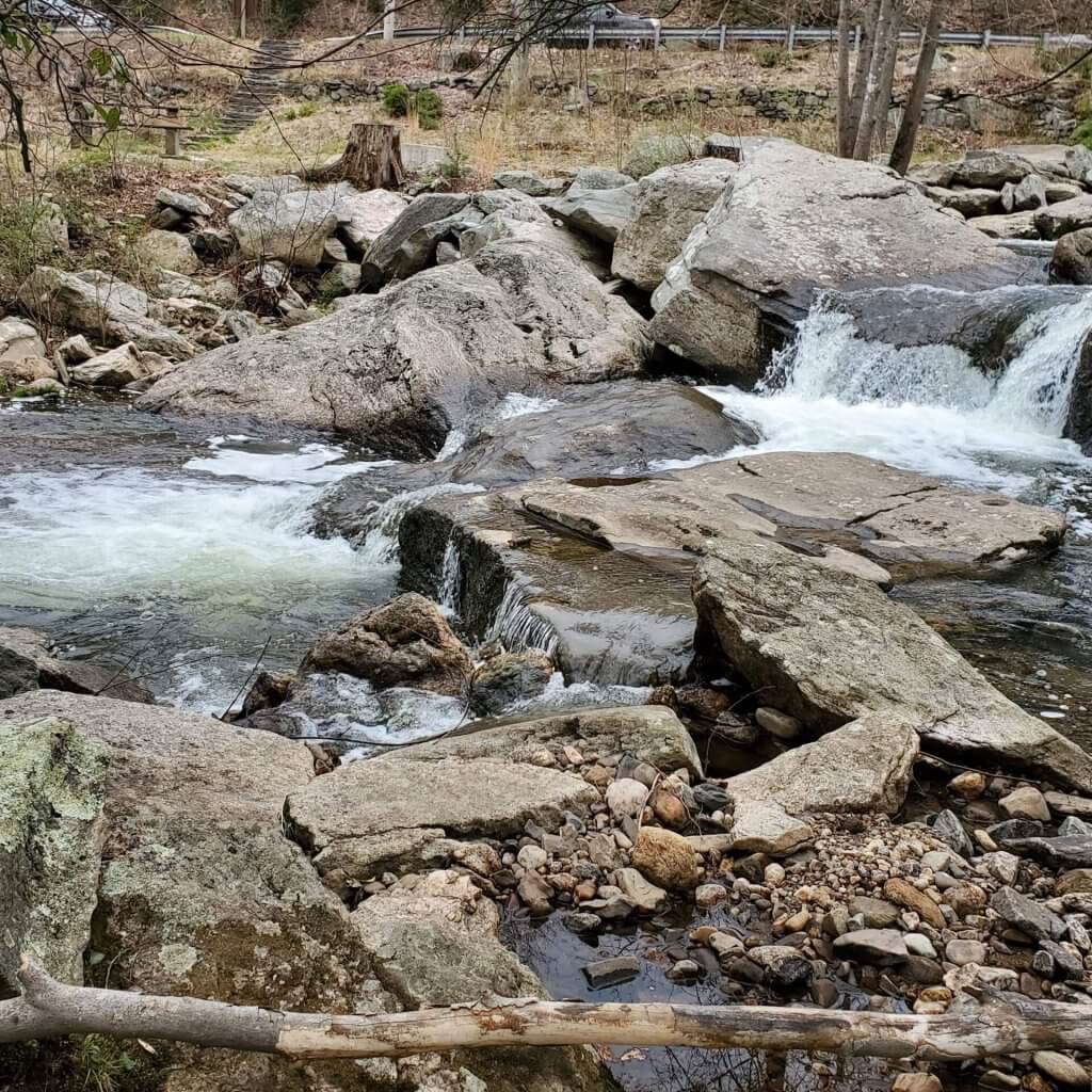 A loop hike to Seven Falls that avoids the most used parking area and takes you over beautiful, rugged terrain along the way. Plus you'll gain expert status at reading trail blazes.