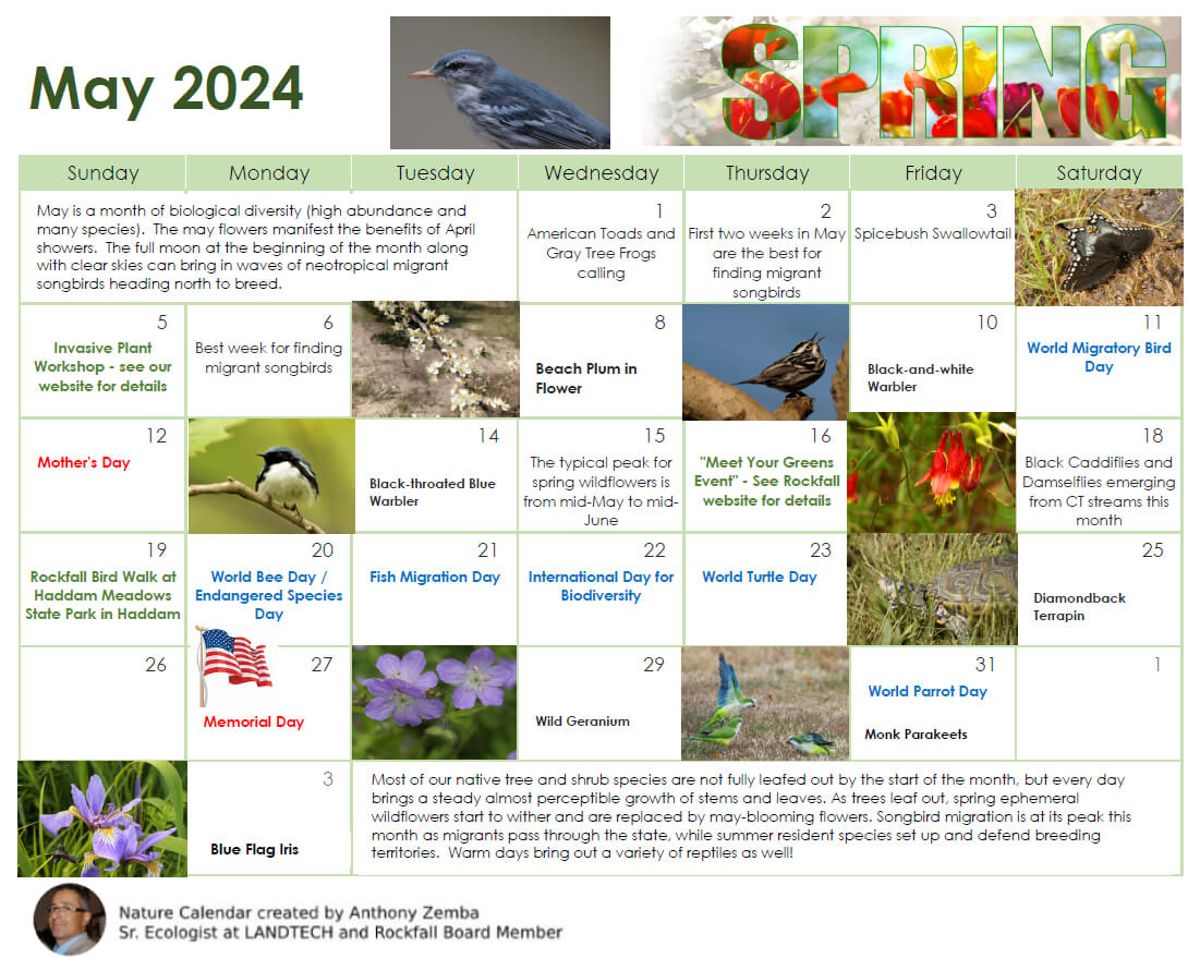 May 2024 Nature Calendar