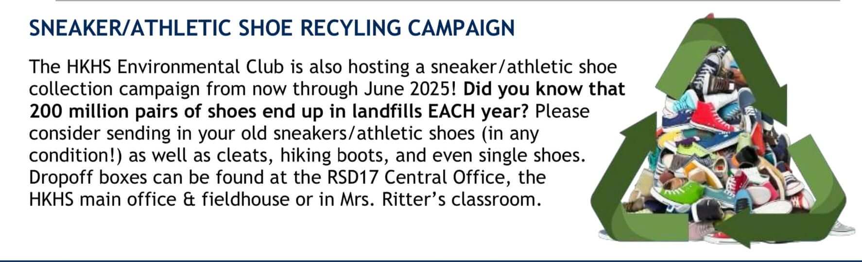 Ashley Kelly's Shoe Recycling Campaign