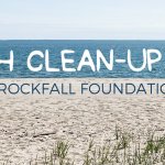 cinder + salt beach cleanup